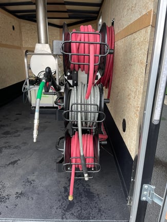 Hose-reels-manual-trailer-washing