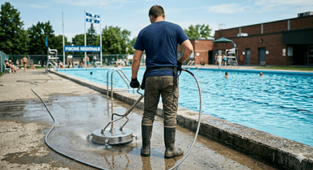 Laveur-piscine