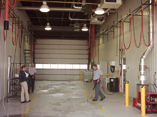 Salle-lavage-Baie-Multi-Pression-Garage-Transport